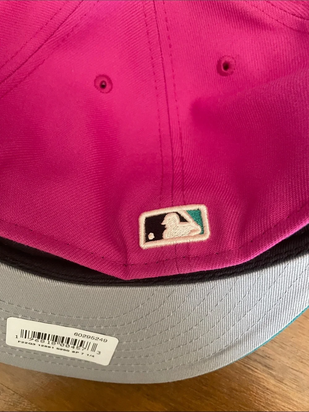 Atlanta Braves New Era Pink/Green Passion Forest 59FIFTY Fitted Hat 7-1/4
